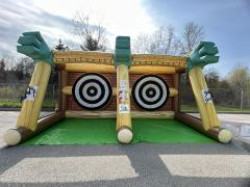Dual Lane Axe Throwing Inflatable - LONDON