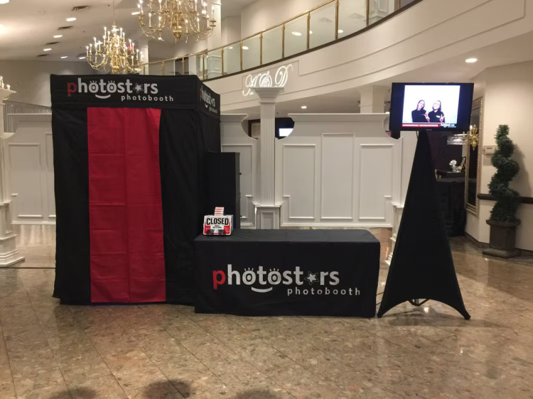 Enclosed photo booth with prints- Inside only